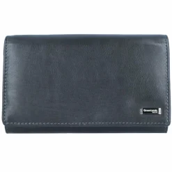 Greenland Nature Damengeldbörsen Querformat<Nappa Geldbörse RFID Leder 16 cm black