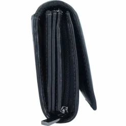 Greenland Nature Damengeldbörsen Querformat<Nappa Geldbörse RFID Leder 16 cm black