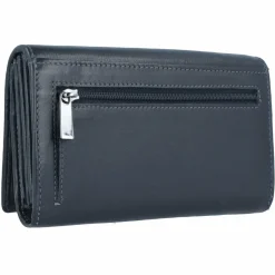 Greenland Nature Damengeldbörsen Querformat<Nappa Geldbörse RFID Leder 16 cm black