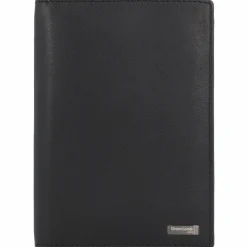 Discount Greenland Nature Black Nappa Reisepassetui RFID Leder 11,5 cm schwarz