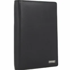 Discount Greenland Nature Black Nappa Reisepassetui RFID Leder 11,5 cm schwarz