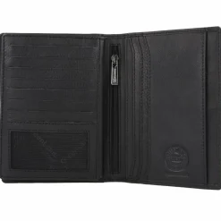 Discount Greenland Nature Black Nappa Reisepassetui RFID Leder 11,5 cm schwarz