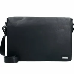 Greenland Nature Messenger Bags<Nappa Messenger Leder 38 cm black