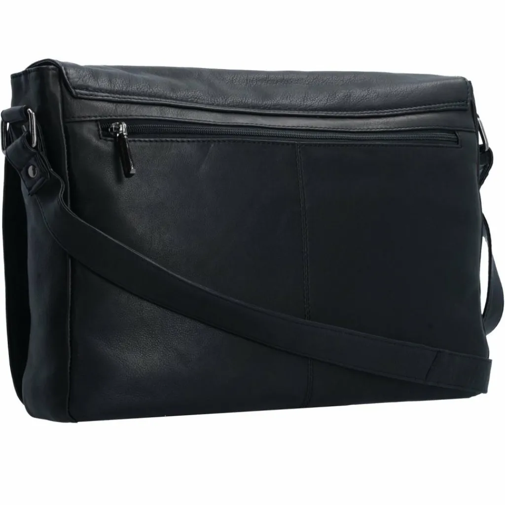 Greenland Nature Messenger Bags<Nappa Messenger Leder 38 cm black