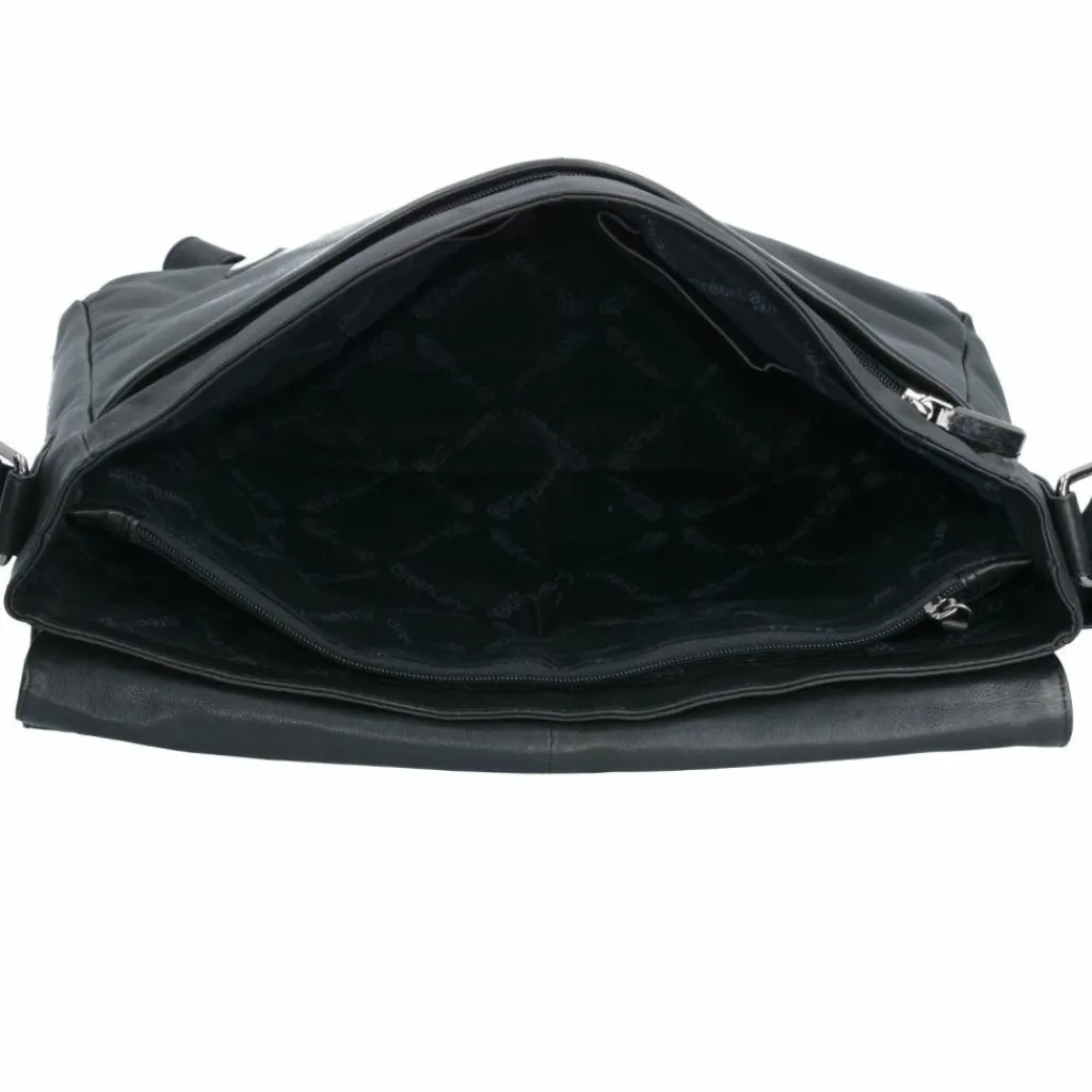 Greenland Nature Messenger Bags<Nappa Messenger Leder 38 cm black