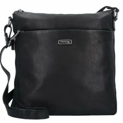 Greenland Nature Umhängetaschen<Nappa Umhängetasche Leder 29 cm black