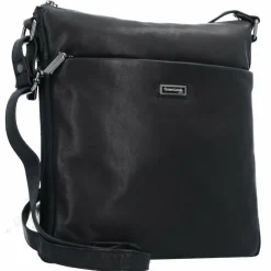 Greenland Nature Umhängetaschen<Nappa Umhängetasche Leder 29 cm black