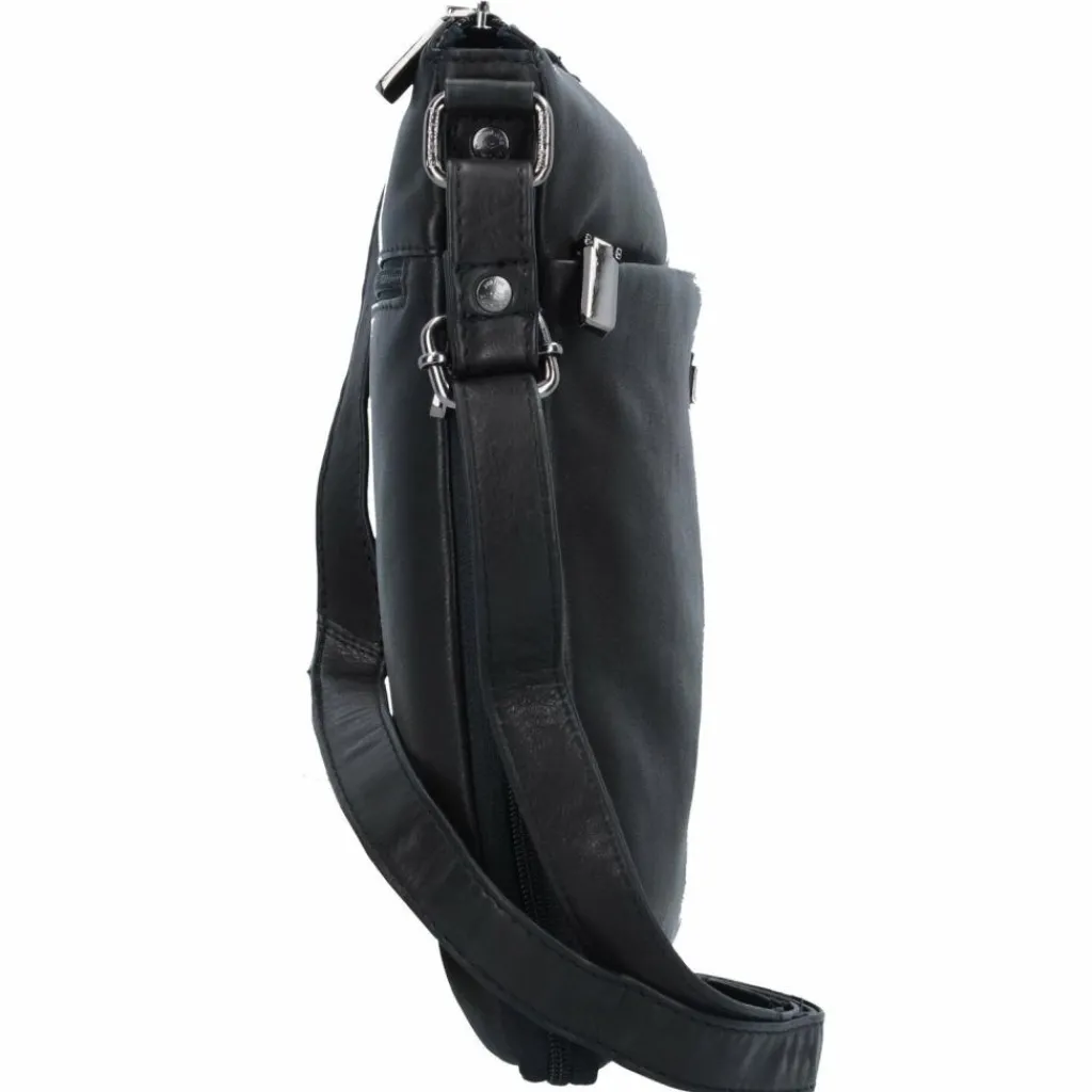 Greenland Nature Umhängetaschen<Nappa Umhängetasche Leder 29 cm black