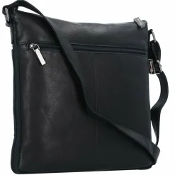 Greenland Nature Umhängetaschen<Nappa Umhängetasche Leder 29 cm black
