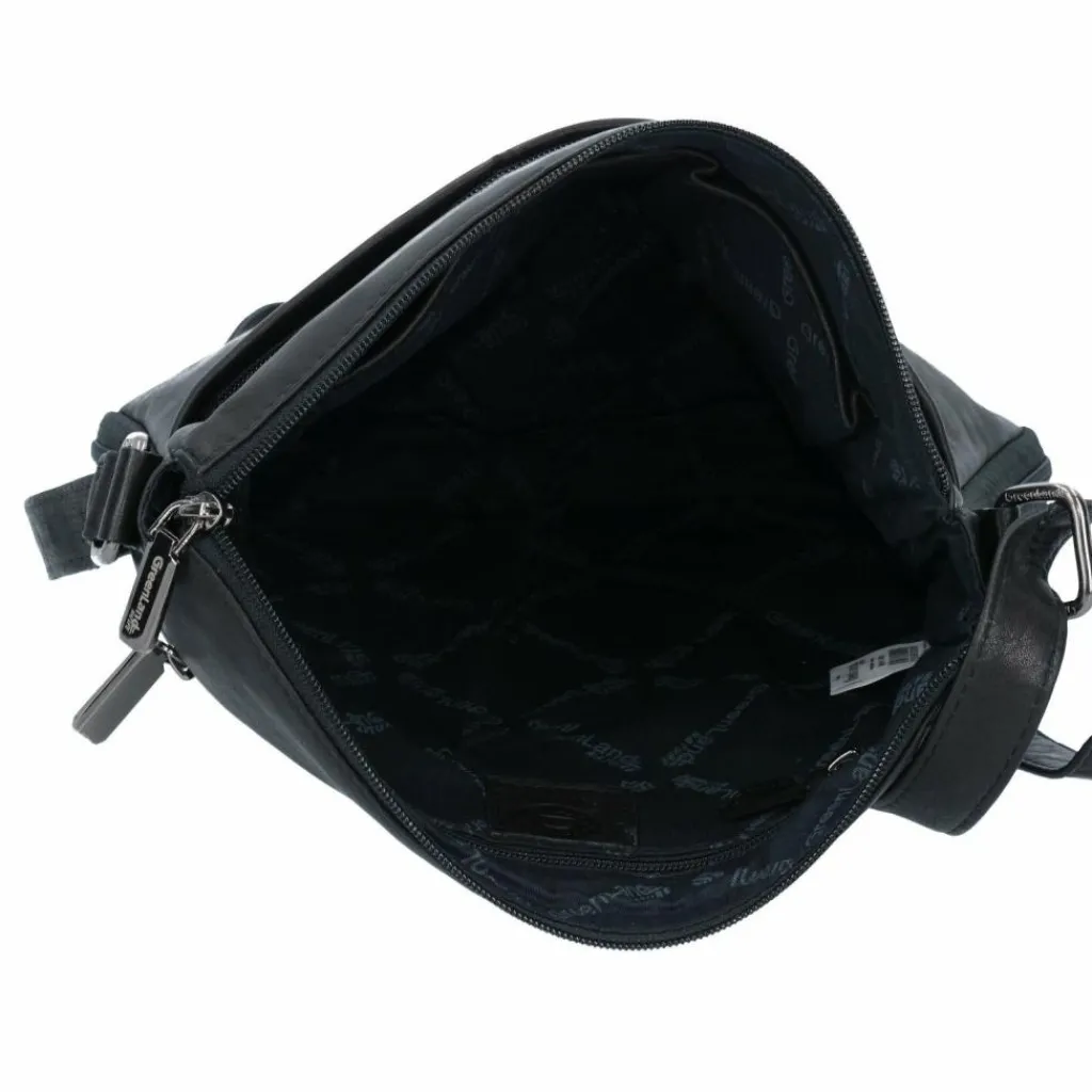 Greenland Nature Umhängetaschen<Nappa Umhängetasche Leder 29 cm black