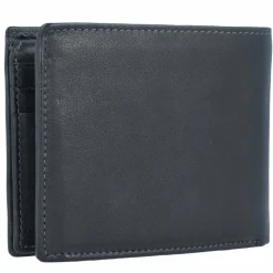 Greenland Nature Herrengeldbörsen Querformat<Nappa Geldbörse RFID Leder 11 cm black