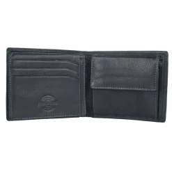 Greenland Nature Herrengeldbörsen Querformat<Nappa Geldbörse RFID Leder 11 cm black