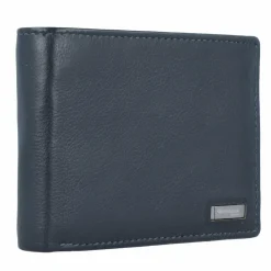 Outlet Greenland Nature Nappa Geldbörse RFID Leder 12 cm black