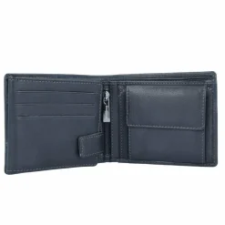 Outlet Greenland Nature Nappa Geldbörse RFID Leder 12 cm black