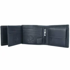 Outlet Greenland Nature Nappa Geldbörse RFID Leder 12 cm black