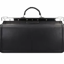 Greenland Nature Black Nappa Doktorkoffer Leder 48 cm