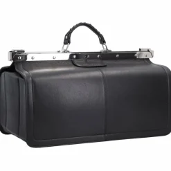 Greenland Nature Black Nappa Doktorkoffer Leder 48 cm