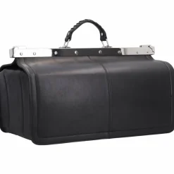 Greenland Nature Black Nappa Doktorkoffer Leder 48 cm