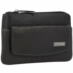 Best Greenland Nature Black Nappa Schlüsseletui RFID Leder 11,5 cm schwarz