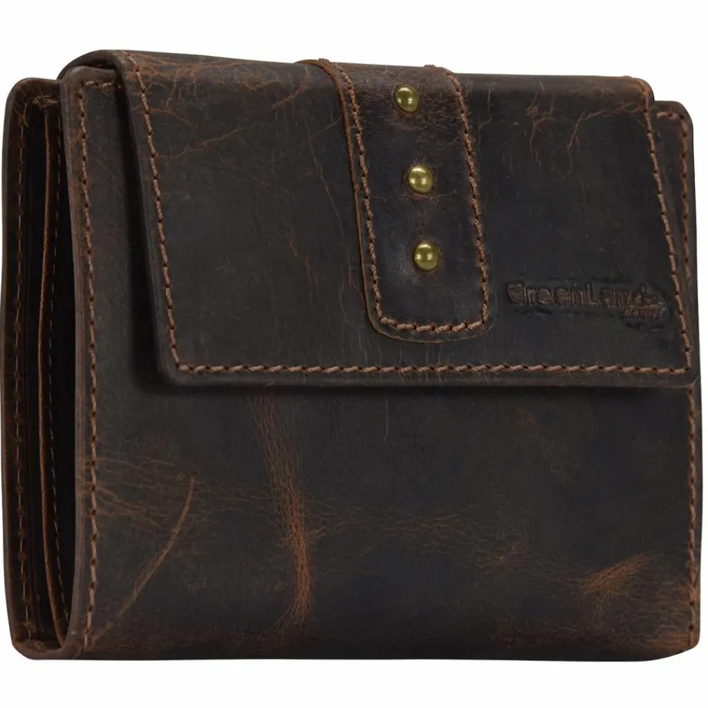 Greenland Nature Damengeldbörsen Querformat<Classic Geldbörse Leder 12,5 cm brown