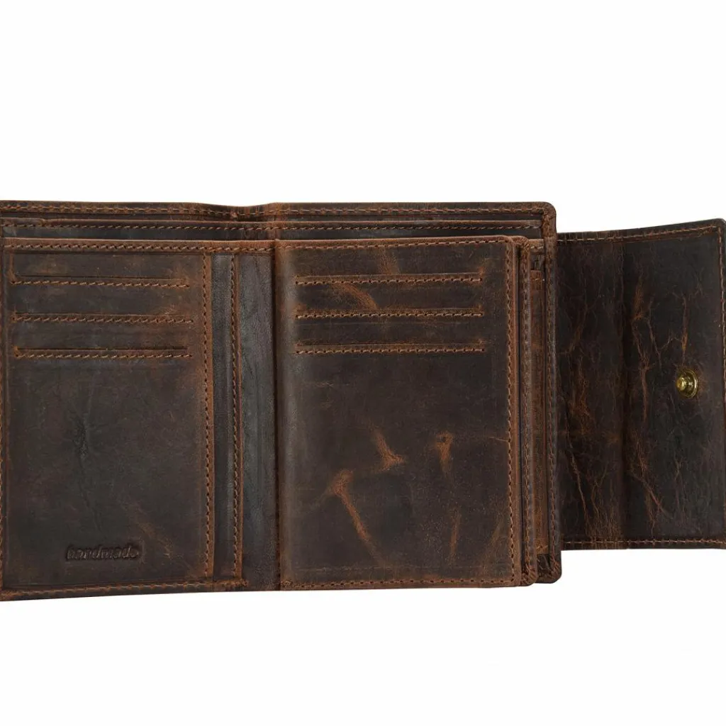 Greenland Nature Damengeldbörsen Querformat<Classic Geldbörse Leder 12,5 cm brown