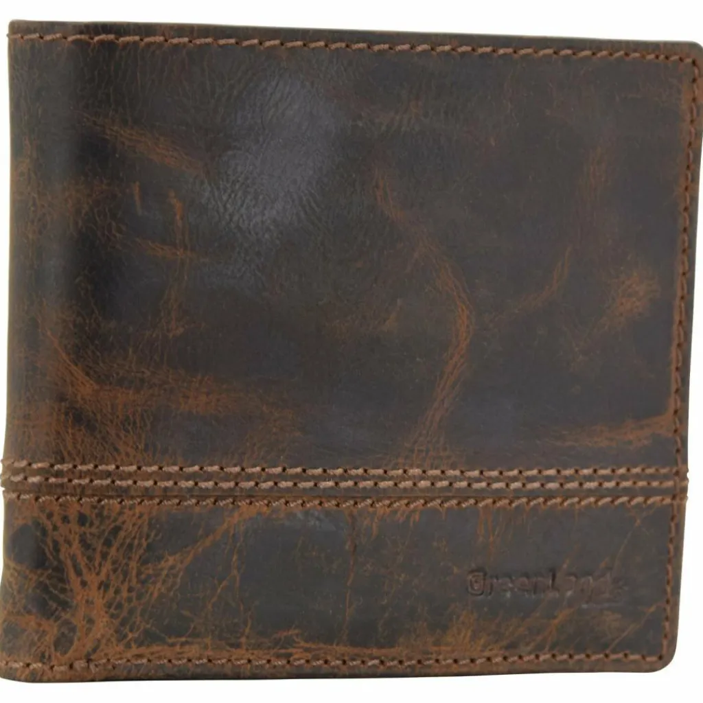 Hot Greenland Nature Classic Geldbörse Leder 12,5 cm brown