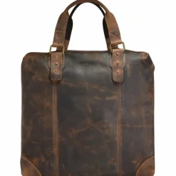 Greenland Nature Henkeltaschen<Classic Handtasche Leder 37 cm brown