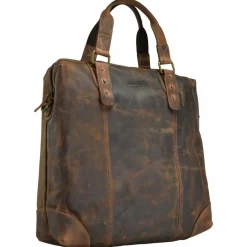 Greenland Nature Henkeltaschen<Classic Handtasche Leder 37 cm brown
