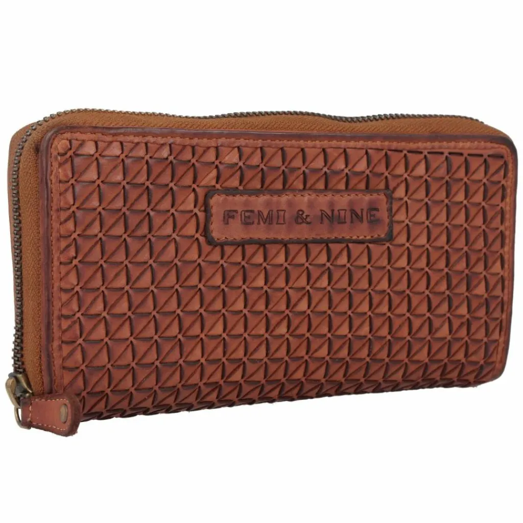 Best Greenland Nature Femi & Nine Geldbörse Leder 20 cm cognac