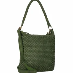 Clearance Greenland Nature Femi & Nine Schultertasche Leder 39 cm green