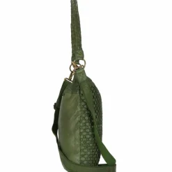 Clearance Greenland Nature Femi & Nine Schultertasche Leder 39 cm green