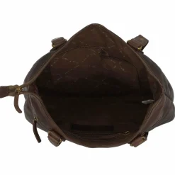 Greenland Nature Henkeltaschen|Schultertaschen<Femi & Nine Schultertasche Leder 35 cm grey