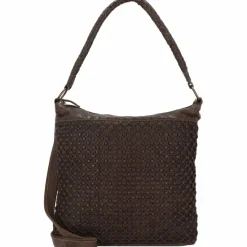 Greenland Nature Schultertaschen<Femi & Nine Schultertasche Leder 39 cm grey