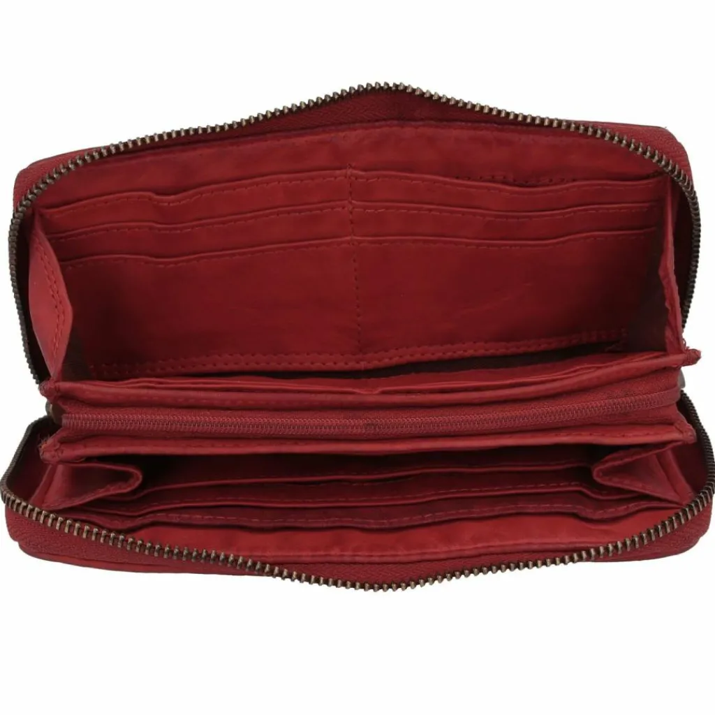 Greenland Nature Damengeldbörsen Querformat<Femi & Nine Geldbörse Leder 20 cm red