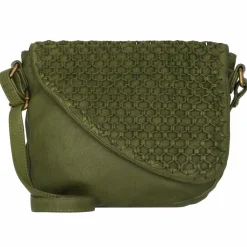 Greenland Nature Umhängetaschen<Femi & Nine Umhängetasche Leder 24 cm green