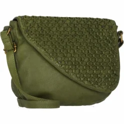 Greenland Nature Umhängetaschen<Femi & Nine Umhängetasche Leder 24 cm green