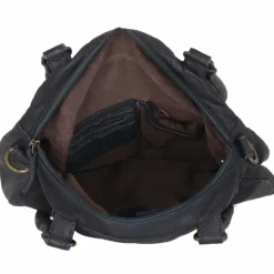 Greenland Nature Schultertaschen<Femi & Nine Schultertasche Leder 34 cm navy