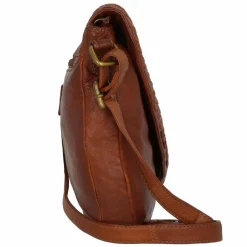 Discount Greenland Nature Femi & Nine Umhängetasche Leder 24 cm cognac