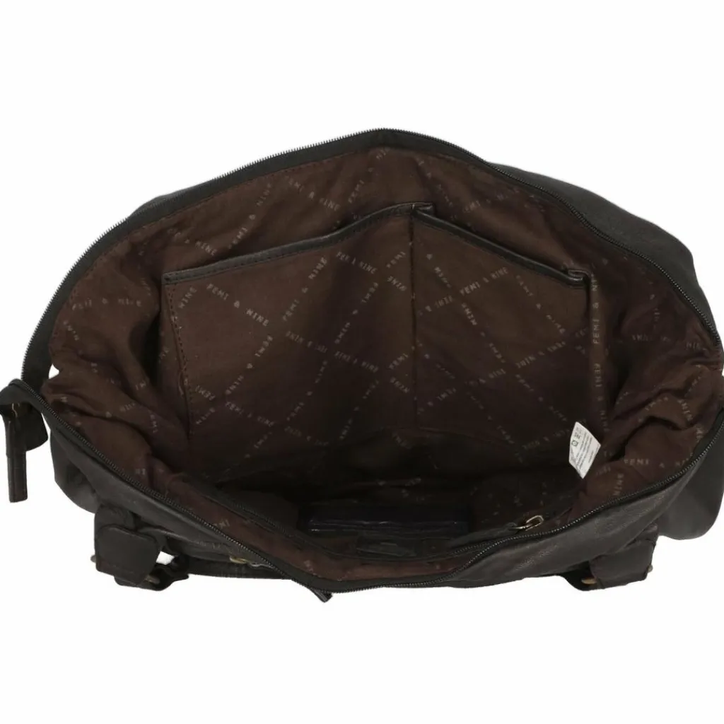 Greenland Nature Femi & Nine Schultertasche Leder 38 cm