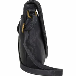 Greenland Nature Umhängetaschen<Femi & Nine Umhängetasche Leder 24 cm navy