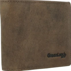 Herren Greenland Nature Geldbörse RFID Leder 11,5 cm