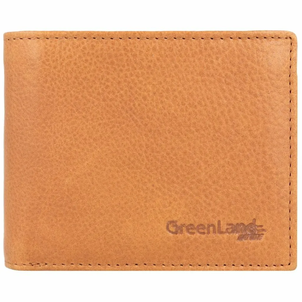 Best Greenland Nature Geldbörse RFID Schutz Leder 12 cm braun