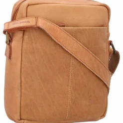 Greenland Nature Umhängetaschen<Umhängetasche Leder 22 cm cognac2