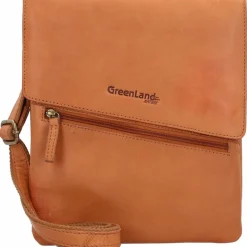 New Greenland Nature Umhängetasche Leder 24 cm cognac2