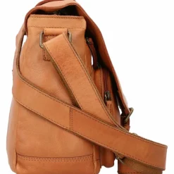 Greenland Nature Umhängetaschen<Umhängetasche Leder 23 cm cognac2