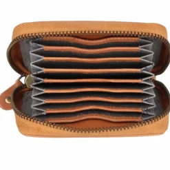 New Greenland Nature Kreditkartenetui RFID Leder 10,5 cm mandarine