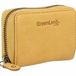 Greenland Nature Visitenkartenetuis<Kreditkartenetui RFID Leder 10,5 cm safran