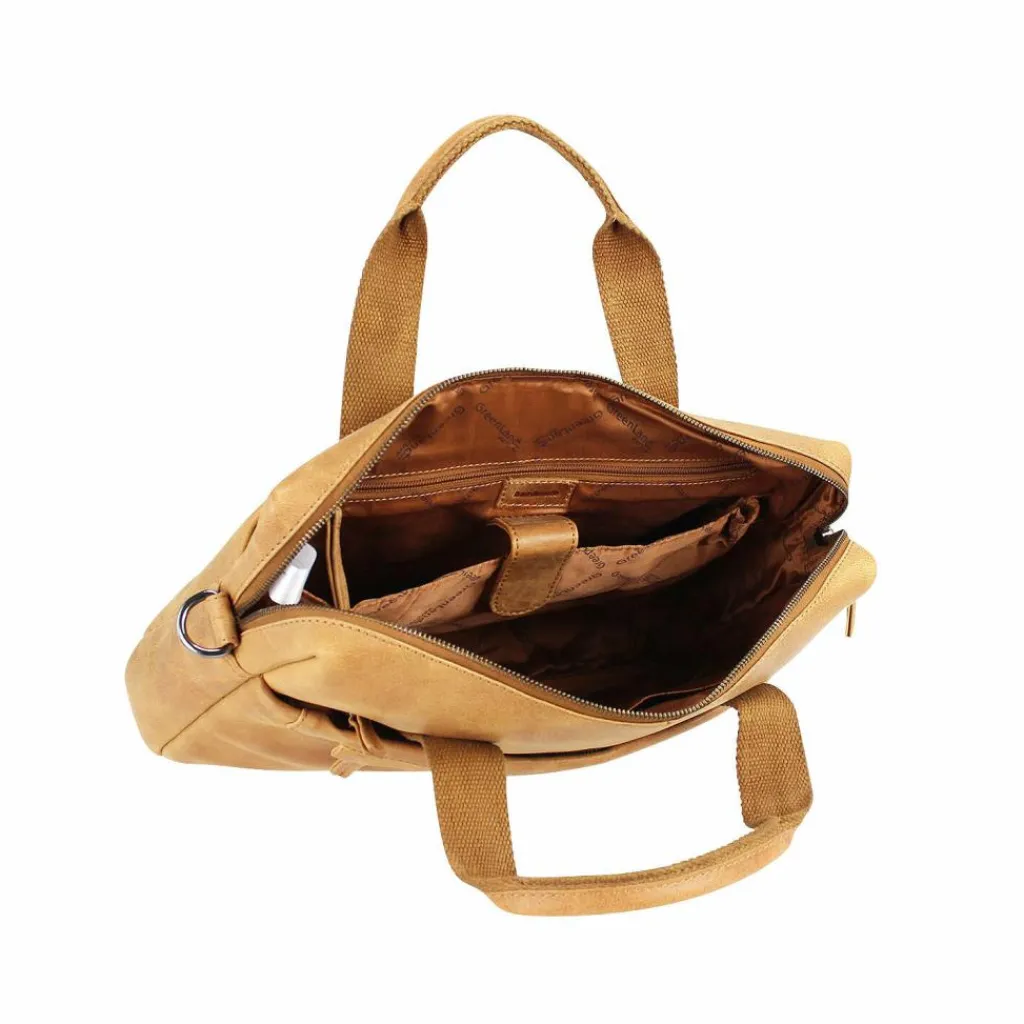 Greenland Nature Light Aktentasche Leder 37 cm Tabletfach