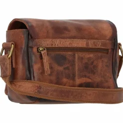 Hot Greenland Nature Mascu & Line Umhängetasche Leder 23 cm braun