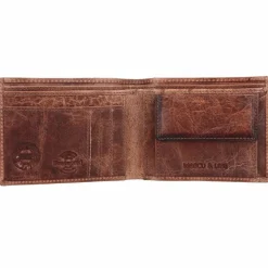 Discount Greenland Nature Mascu & Line Geldbörse RFID Leder 10 cm braun